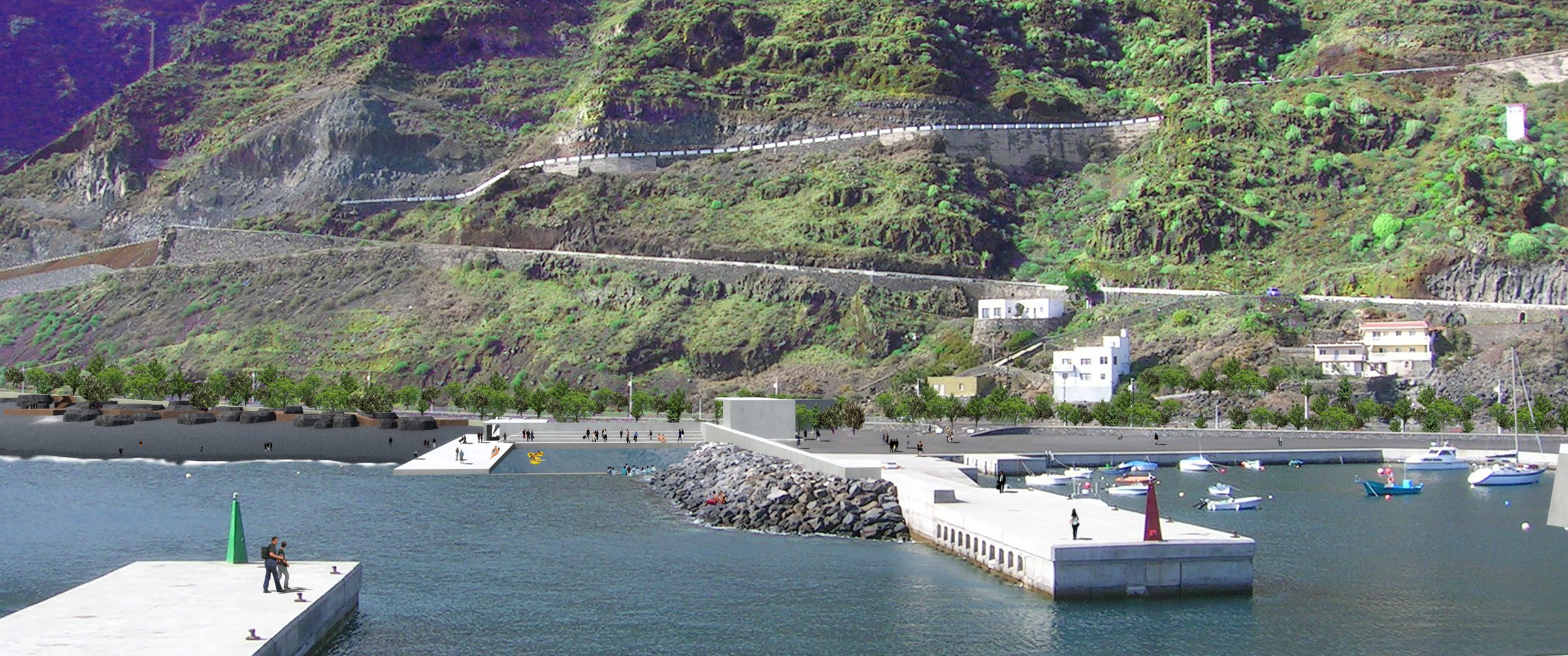 Ordenación de La Playa del Varadero y su entorno — imagen 1, espacios públicos en El Hierro · VDP Arquitectos