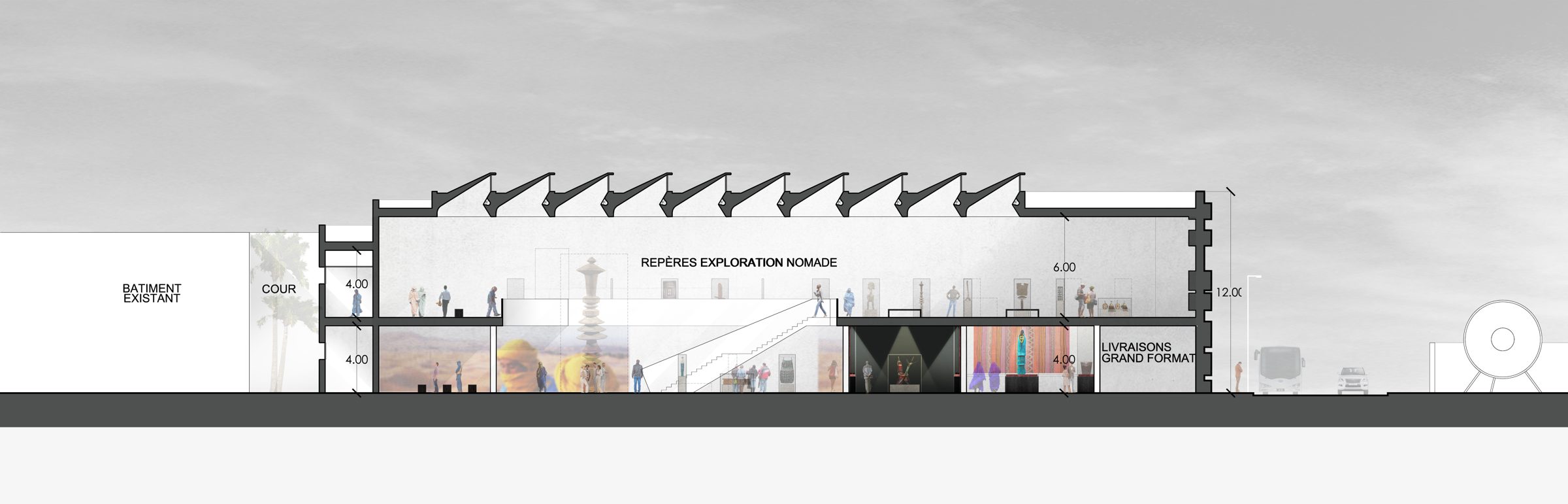 CENTRO CULTURAL Y MUSEO DE DAKHLA — imagen 5, público y cultural en Dakhla, Sahara Occidental, Marruecos · VDP Arquitectos