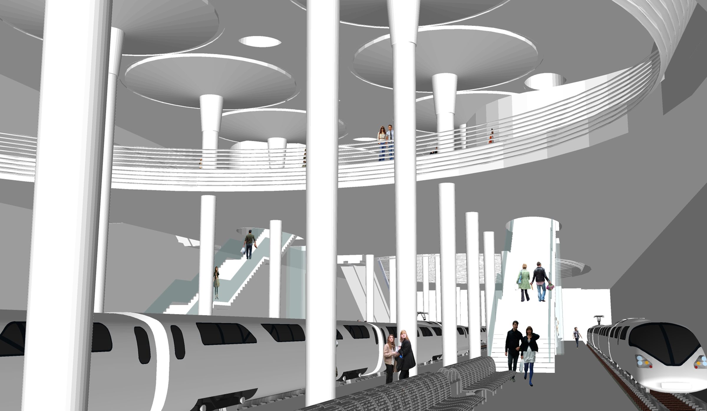 Intercambiador de Santa Cruz. Tren del Sur de Tenerife — imagen 2, público y cultural en Santa Cruz de Tenerife · VDP Arquitectos