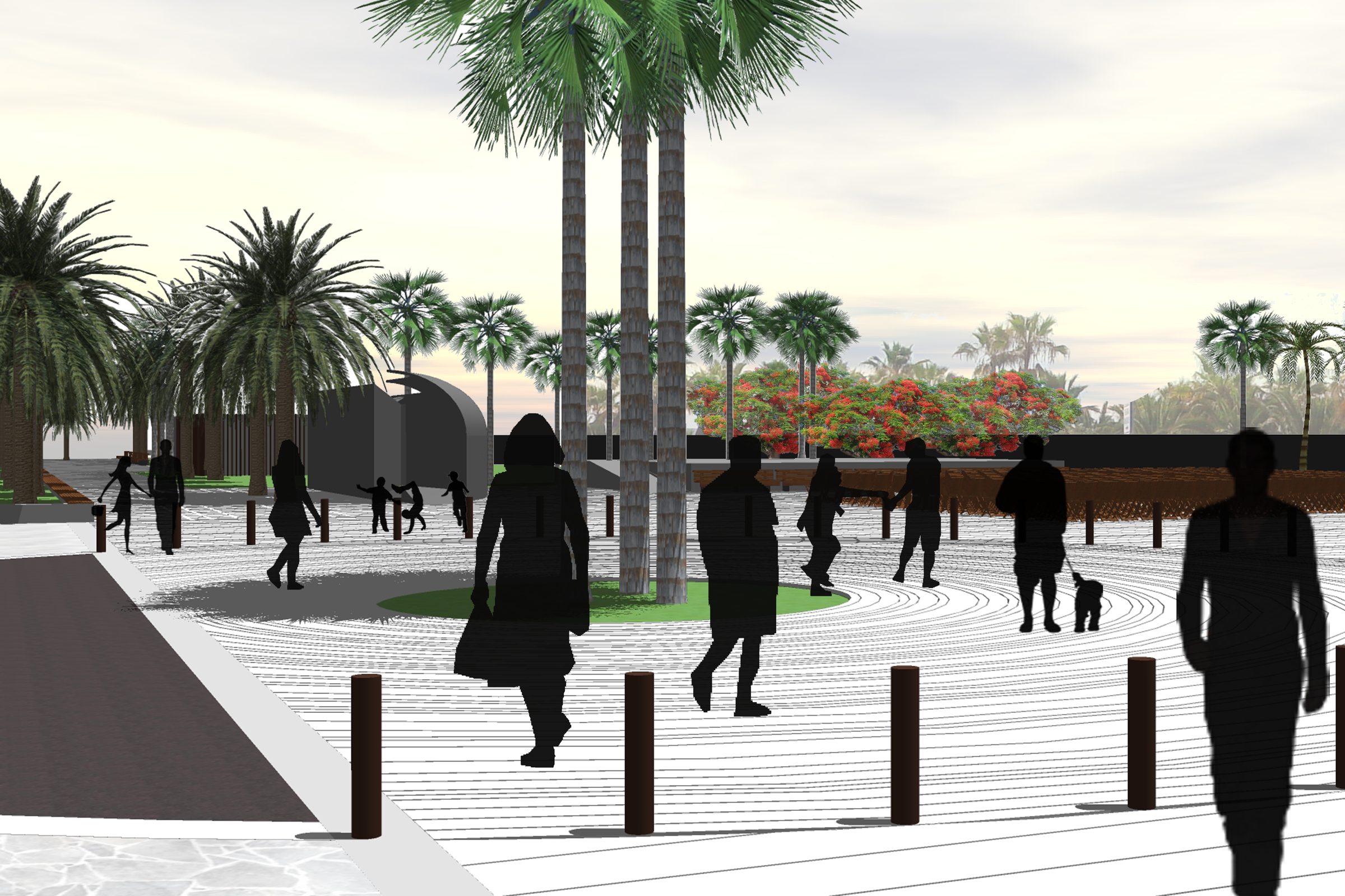 Mejora de la Calle Luis Díaz de Losada — imagen 3, espacios públicos en Arona, Tenerife · VDP Arquitectos