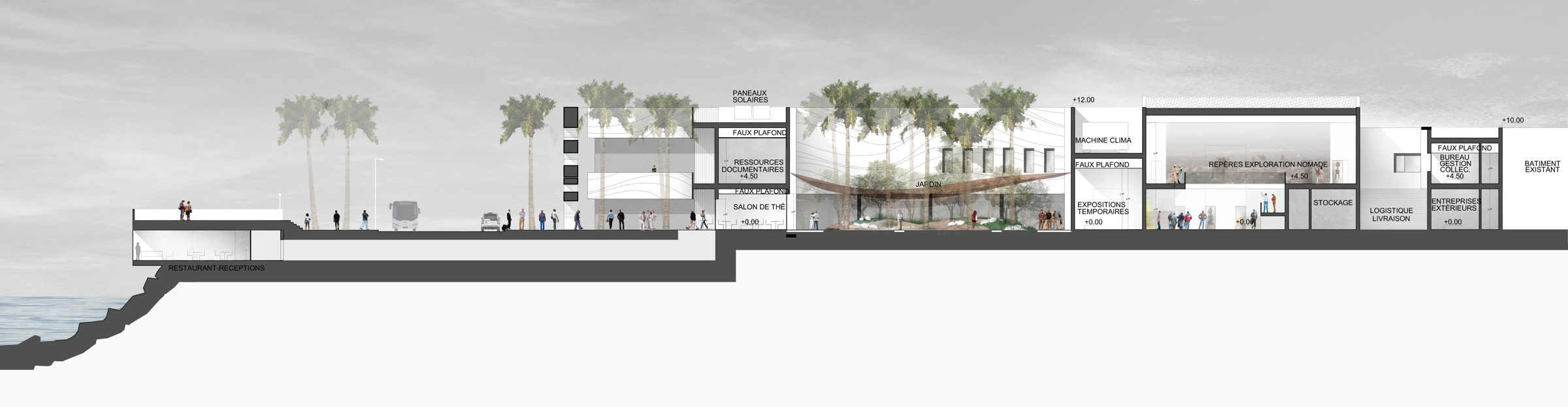 CENTRO CULTURAL Y MUSEO DE DAKHLA — imagen 4, público y cultural en Dakhla, Sahara Occidental, Marruecos · VDP Arquitectos
