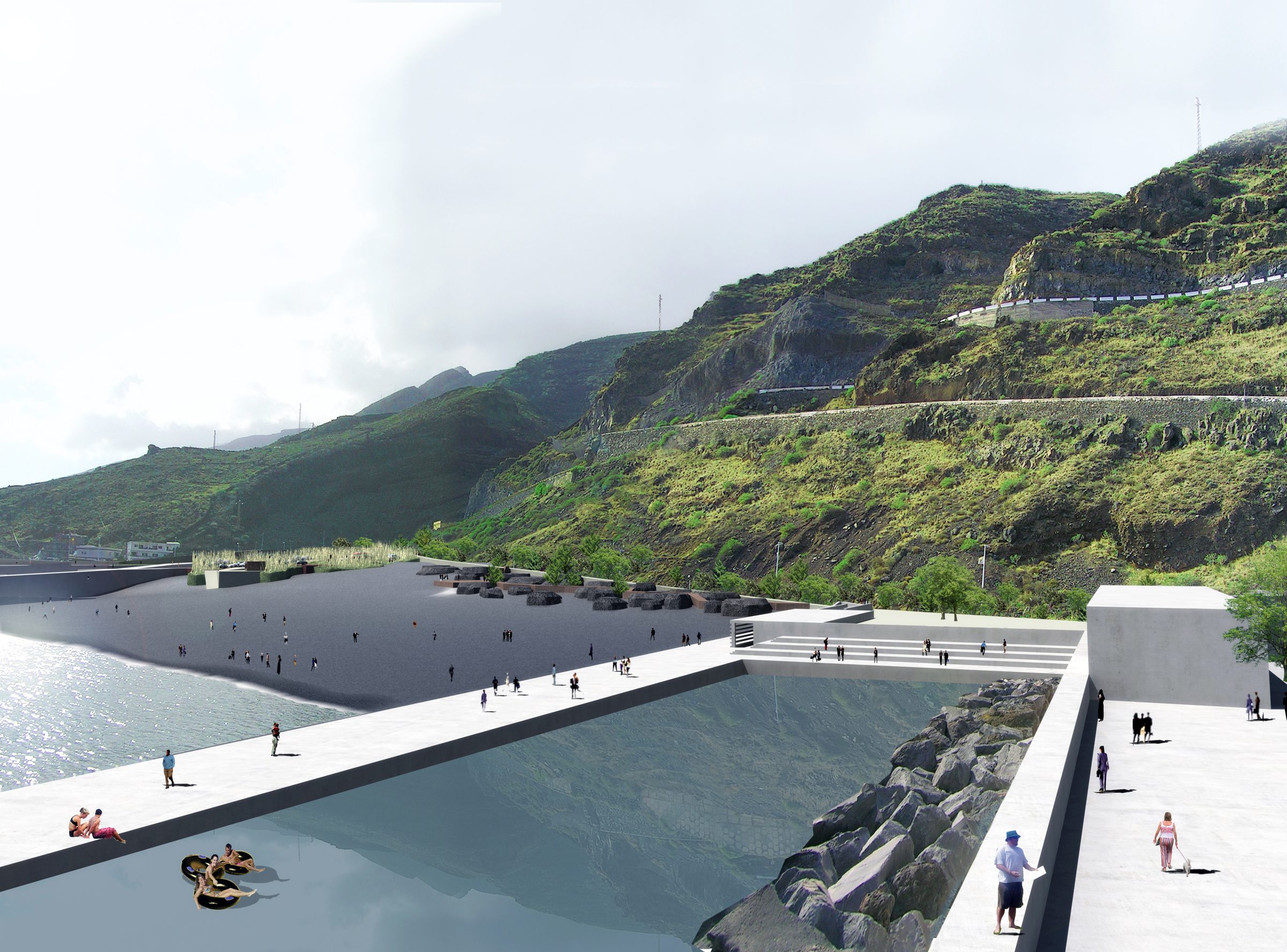 Ordenación de La Playa del Varadero y su entorno — espacios públicos en El Hierro · VDP Arquitectos